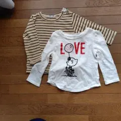baby GAP 　 スヌーピー Tシャツ その他　18-24M 2枚組セット
