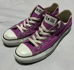 コンバースオールスターLO ラズベリー紫26cm ALL STAR 廃盤カラー