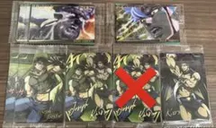 ジョジョの奇妙な冒険ウエハースカード　戦闘潮流　ジョセフ＆カーズ、シーザー他7枚
