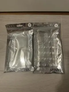 SPINNS iPhone 12用 クリアケース 2個セットのサムネイル