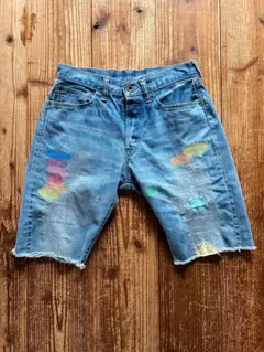 【ブルーナボイン】古着 ショートパンツ デニムのサムネイル