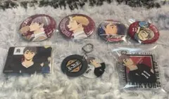 ハイキュー!! 宮治 宮侑 缶バッジ＆キーホルダー