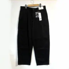 【新品未使用】UNIQLO ユニクロ ワイドフィットチノ ブラック82