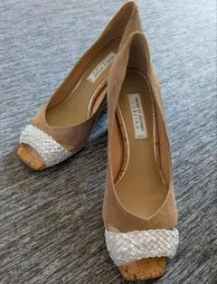 ✨️MODE ET JACOMO carino✨️スエードオープントゥパンプスのサムネイル