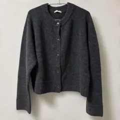 GU XL ダークグレー カーディガン
