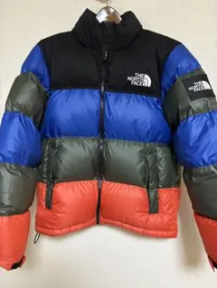 ノースフェイス ホワイトレーベル　ヌプシ ダウンジャケット　マルチカラー