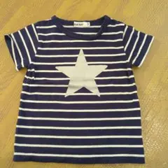 ストライプ 星プリント 半袖 Tシャツ