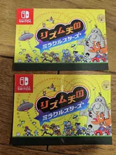リズム天国 ミラクルスターズ 非売品シールステッカー 2枚セット