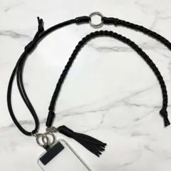 スマホショルダー スマホストラップ ブラック パラコード ss03
