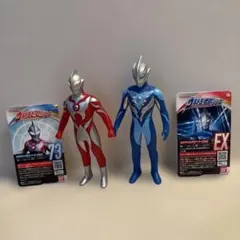 ベリアル＆トレギア アーリースタイル ソフビ2体 タグ付属 バンダイ
