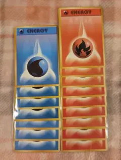 旧裏　ポケモンカード エネルギーカードセット　計16枚