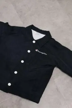 Champion 黒 ナイロンジャケット