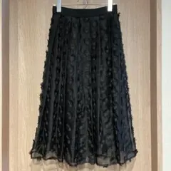 JILLSTUART ブラックフレアスカート サイズ0