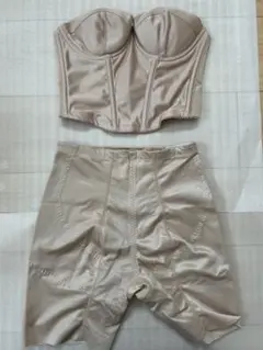 LUXY ブライダルインナー ローバックビスチェ　ハイウエストガードル