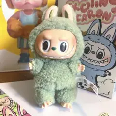 POP MART 緑色ぬいぐるみ 約15cm