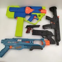 ☆NERF ナーフ トイガン まとめ売り 5点セット　動作未確認のサムネイル