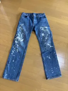 Helmut lang ペイント加工 デニム ブルーのサムネイル