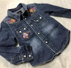 Lee デニム　花柄　100