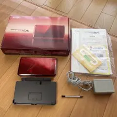 Nintendo ニンテンドー 3DS フレアレッド　本体　箱付き