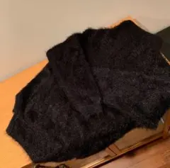 ブラック ✱ 極暖ニットセーター／size Free