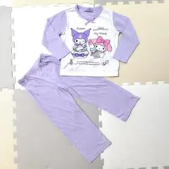 マイメロディ クロミ 長袖パジャマ 100cm パープルのサムネイル