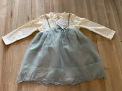 限定お値下げ中！ミント色 長袖 ワンピース 95サイズ