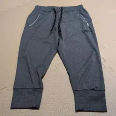 kitson しまむら レディース クロップドパンツ グレー M