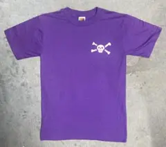 古着 ユーズド スカルプリントTシャツ フルーツボディ USA製 Sサイズ