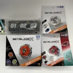 ベイブレードX UX-04 UX-21 CX-00 UX-03 4点セット - メルカリ