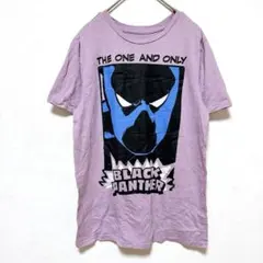 マーベル MARVEL 半袖 Tシャツ クルーネック プリント XL 紫 綿