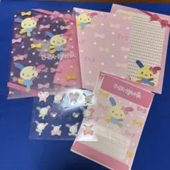 サンリオ　レトロ　レターセット　ウサハナ　Usahana シール　ステッカー