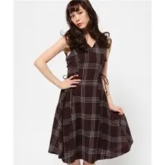 snidel チェックワンピース