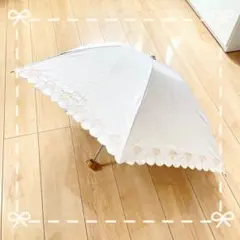 【訳あり】クードシャンス　日傘　折りたたみ傘　晴雨兼用　ピンクのサムネイル