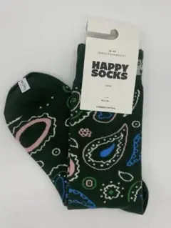 Happy Socks ウィメンズ　柄　靴下　おしゃれ　かわいい　グリーン