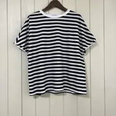 オールドマンズテーラー　ガーゼボーダードロップTシャツ　8037のサムネイル