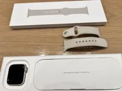 美品 AppleWatch se2 40mm シルバー ホワイトバンド GPS