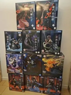 鬼滅の刃 フィギュア 10体セット まとめ売り - メルカリ