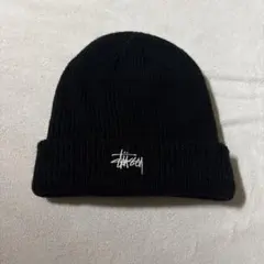 Stussy ブラック ニット帽