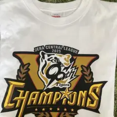 阪神リーグ優勝ロゴ2025】TシャツMサイズ - メルカリ