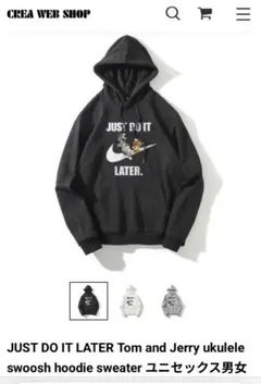 Nikeパーカー　トムとジェリー　 Lサイズ