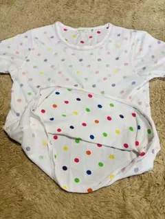 BEAMS mini ドット柄 Tシャツ 130cm