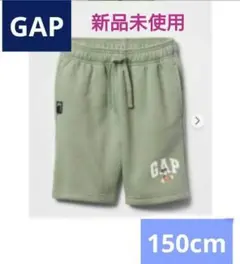 新品【GAP Kids】 ミッキー ハーフパンツ（グリーン）　150cm