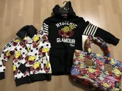 3セットHYSTERIC Mini 120ジャケット、バッグ、hoodie