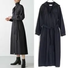 ヒューマンウーマン ボイルギャバジンワンピース ライトコート 2WAY
