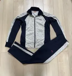 PUMA プーマ ジャージ セットアップ 刺繍 Mサイズ 豹柄　ヒョウ