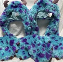 東京ディズニーリゾート限定 モンスターズインク フード付きマフラー サリー