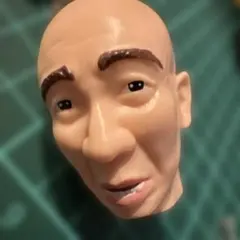 リアルフィギュアヘッド　ガチャガチャ　ひょうろく　不安ver