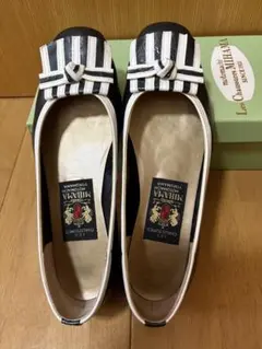 MIHAMA ミハマ フラットシューズ 23.0cm ストライプのサムネイル