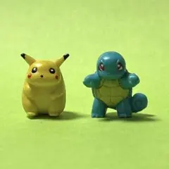 ポケモン　ミニフィギュア　【ピカチュウ&ゼニガメ】のサムネイル