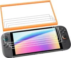 4枚入り✨Switch 2 ガラスフィルム 専用ガイド枠付き 貼り付け簡単